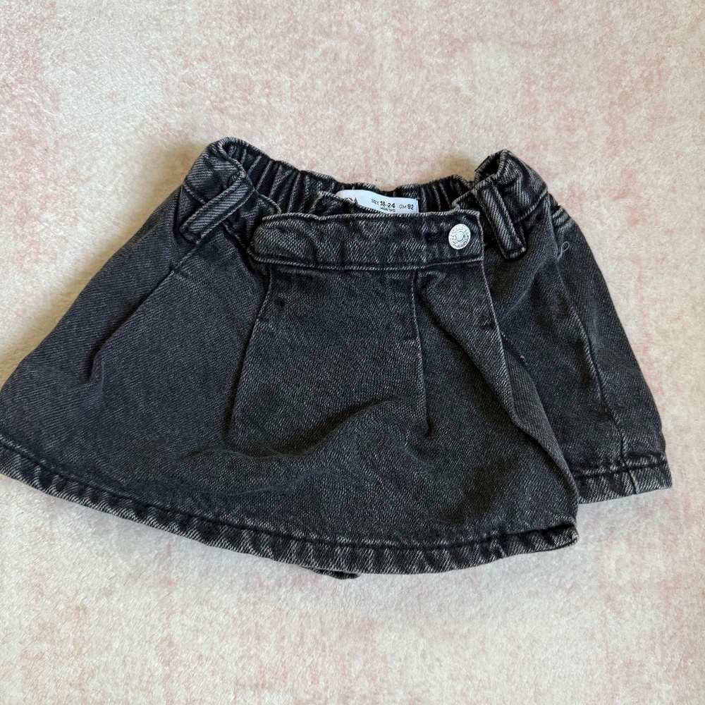 ZARA denim skort